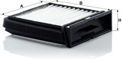 Mann-filter Utastér - Kabin szűrő Mann Filter CU 1915 (CU1915)
