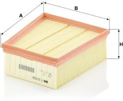 Mann-filter Levegőszűrő Mann Filter C 22 026 (C22026)