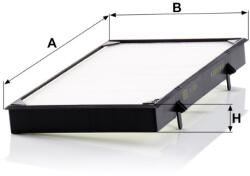 Mann-filter Utastér - Kabin szűrő Mann Filter CU 3454 (CU3454)