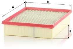 Mann-filter Levegőszűrő Mann Filter C 33 017 (C33017)