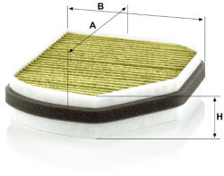 Mann-filter Utastér - Kabin szűrő Mann Filter FP 2897 (FP2897)