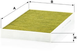 Mann-filter Utastér - Kabin szűrő Mann Filter FP 3540 (FP3540)