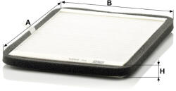 Mann-filter Utastér - Kabin szűrő Mann Filter CU 2424 (CU2424)