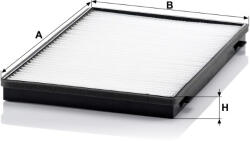 Mann-filter Utastér - Kabin szűrő Mann Filter CU 3943 (CU3943)