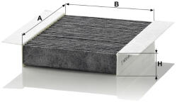 Mann-filter Utastér - Kabin szűrő Mann Filter CUK 1820-2 (CUK1820-2)