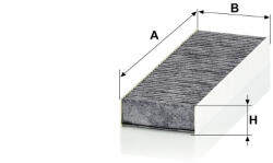 Mann-filter Utastér - Kabin szűrő Mann Filter CUK 26 025-2 (CUK26025-2)