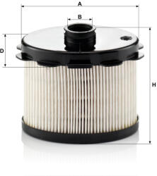 Mann-filter Üzemanyagszűrő Mann Filter PU 1021 x (PU1021x)