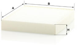 Mann-filter Utastér - Kabin szűrő Mann Filter CU 28 009 (CU28009)