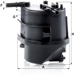 Mann-filter Üzemanyagszűrő Mann Filter WK 939 (WK939)