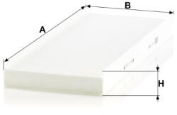 Mann-filter Utastér - Kabin szűrő Mann Filter CU 3955 (CU3955)