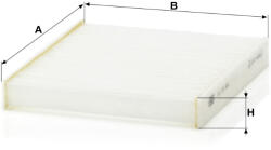 Mann-filter Utastér - Kabin szűrő Mann Filter CU 16 001 (CU16001)