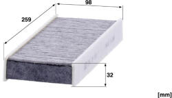 Mann-filter Utastér - Kabin szűrő Mann Filter CUK 26 014-2 (CUK26014-2)