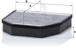 Mann-filter Utastér - Kabin szűrő Mann Filter CUK 2241-2 (CUK2241-2)