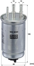 Mann-filter Üzemanyagszűrő Mann Filter WK 8069 (WK8069)