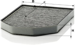 Mann-filter Utastér - Kabin szűrő Mann Filter CUK 2949-2 (CUK2949-2)