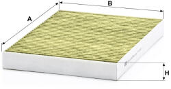 Mann-filter Utastér - Kabin szűrő Mann Filter FP 3037 (FP3037)