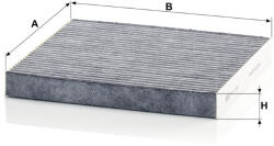 Mann-filter Utastér - Kabin szűrő Mann Filter CUK 2362 (CUK2362)