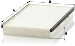 Mann-filter Utastér - Kabin szűrő Mann Filter CU 2746 (CU2746)