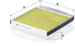 Mann-filter Utastér - Kabin szűrő Mann Filter FP 2855 (FP2855)