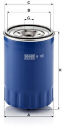 Mann-filter Olajszűrő Mann Filter W 1035 (W1035)