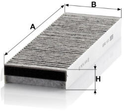 Mann-filter Utastér - Kabin szűrő Mann Filter CUK 3023-2 (CUK3023-2)