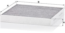 Mann-filter Utastér - Kabin szűrő Mann Filter CUK 23 024 (CUK23024)