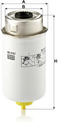 Mann-filter Üzemanyagszűrő Mann Filter WK 8157 (WK8157)