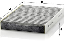 Mann-filter Utastér - Kabin szűrő Mann Filter CUK 2945 (CUK2945)