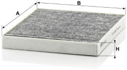 Mann-filter Utastér - Kabin szűrő Mann Filter CUK 2227 (CUK2227)