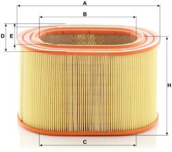 Mann-filter Levegőszűrő Mann Filter C 24 135 (C24135)