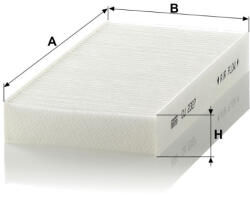 Mann-filter Utastér - Kabin szűrő Mann Filter CU 2327-2 (CU2327-2)