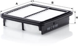 Mann-filter Levegőszűrő Mann Filter C 19 095 (C19095)