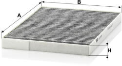 Mann-filter Utastér - Kabin szűrő Mann Filter CUK 2620 (CUK2620)