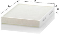 Mann-filter Utastér - Kabin szűrő Mann Filter CU 2736-2 (CU2736-2)