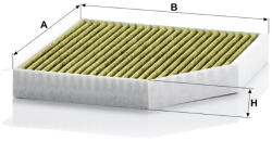 Mann-filter Utastér - Kabin szűrő Mann Filter FP 2641 (FP2641)