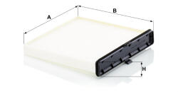 Mann-filter Utastér - Kabin szűrő Mann Filter CU 20 018 (CU20018)