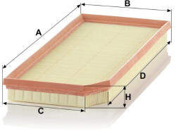Mann-filter Levegőszűrő Mann Filter C 41 110 (C41110)