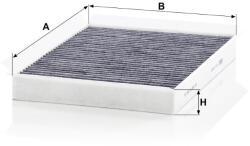 Mann-filter Utastér - Kabin szűrő Mann Filter CUK 2622 (CUK2622)