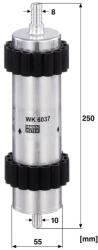 Mann-filter Üzemanyagszűrő Mann Filter WK 6037 (WK6037)