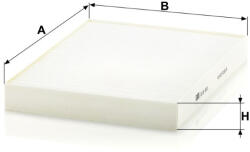 Mann-filter Utastér - Kabin szűrő Mann Filter CU 28 003 (CU28003)