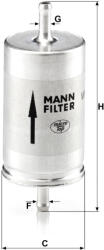 Mann-filter Üzemanyagszűrő Mann Filter WK 410 (WK410)