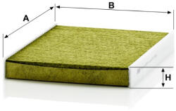 Mann-filter Utastér - Kabin szűrő Mann Filter FP 2533-2 (FP2533-2)