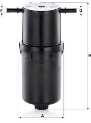 Mann-filter Üzemanyagszűrő Mann Filter WK 9024 (WK9024)