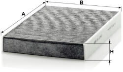 Mann-filter Utastér - Kabin szűrő Mann Filter CUK 2743 (CUK2743)
