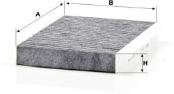 Mann-filter Utastér - Kabin szűrő Mann Filter CUK 22 022 (CUK22022)