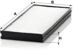 Mann-filter Utastér - Kabin szűrő Mann Filter CU 26 000-2 (CU26000-2)