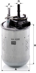 Mann-filter Üzemanyagszűrő Mann Filter WK 9066 (WK9066)