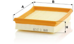 Mann-filter Levegőszűrő Mann Filter C 2129 (C2129)