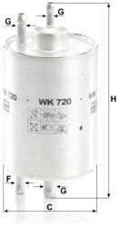 Mann-filter Üzemanyagszűrő Mann Filter WK 720 (WK720)