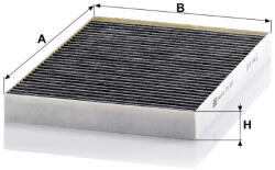 Mann-filter Utastér - Kabin szűrő Mann Filter CUK 3137 (CUK3137)
